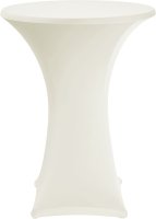 Stehtischbezug Ø 70 cm ecru