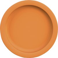 Teller flach "Colour" orange