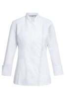 Kochjacke Damen, Druckknöpfe, langarm