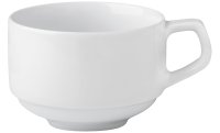 Hotelporzellan "Rotondo" Tasse stapelbar Kaffee obere