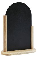 Tischtafel inkl. Gestell aus Holz dunkel