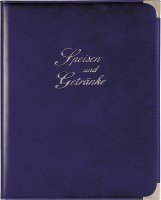 Speisekarte, Metallecken silber