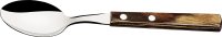Steak-/Pizzabesteck "Churrasco" Löffel L: 19,5cm braun