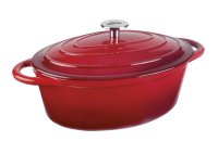 Kasserole mit Deckel oval 4l