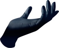 Nitrilhandschuhe, schwarz Gr. 7/S