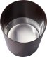 Sicherheitspapierkorb mit Aluminium-Einsatz braun ()