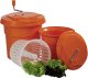 Salatschleuder manuell orange 12l ()