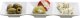 Schale Dip-Felder "Empire" 3 Felder 24x8cm (2)