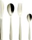 Besteckserie "MiCo Mixed Colors" satin Kuchengabel "Black" (4)