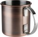 Antik-Kupferlook, glatt, matt, Ø 9,0 cm, H: 9,0 cm, 0,45 L