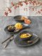 Porzellanserie „Ebony" Teller flach oval (4)