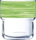 Glasserie "Brush" 220ml Grün 220ml ()