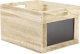 Holzbox mit Kreidetafel ()