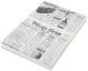 Einschlagpapier "Zeitungsdruck" 25x35 cm ()