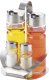 Menagen-Set Salz/Pfeffer/Essig/Öl ()