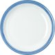 Teller flach "Colour" Ø23,5cm Melamin  blau ()