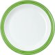 Teller flach "Colour" Ø19,5cm Melamin  grün ()