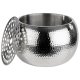 Champagner Bowl, Hammerschlag Ø37cm, Doppelwandig (2)