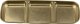 Schale 3 Felder, gold
