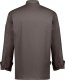 Kochjacke Herren, Armtasche, langarm, taupe Größe S (2)
