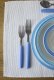 Besteckserie "Colour" blau Kaffeelöffel (4)