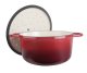 Kasserole mit Deckel rund, 2,5l rot (2)