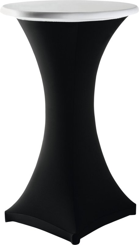 Tischplattenbezug Ø 80 cm weiß (1)