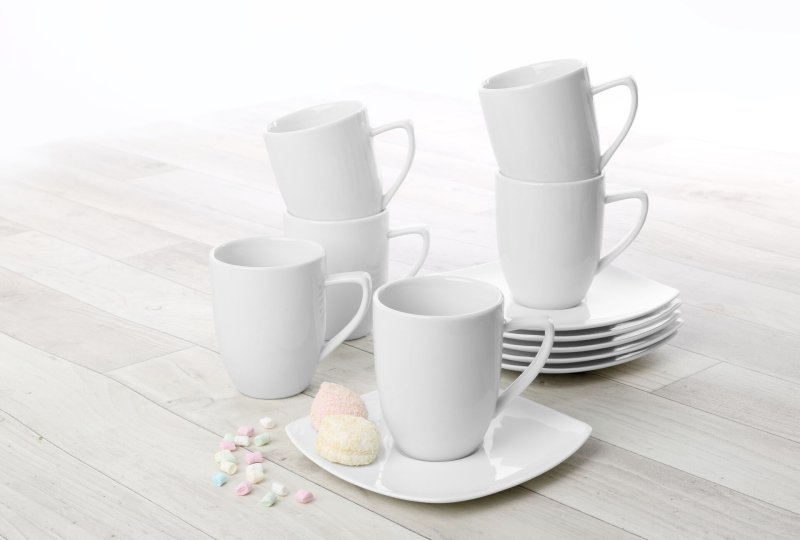 Tassenserie "ConForm" Hartporzellan Espresso untere "Conform" & "Café" 11,0cm (4)