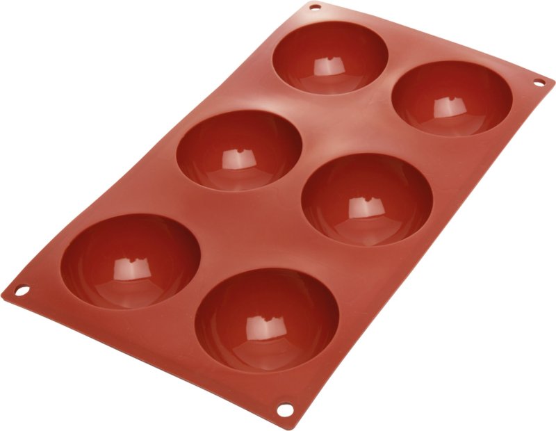 Silikonbackform Halbkugel (1)