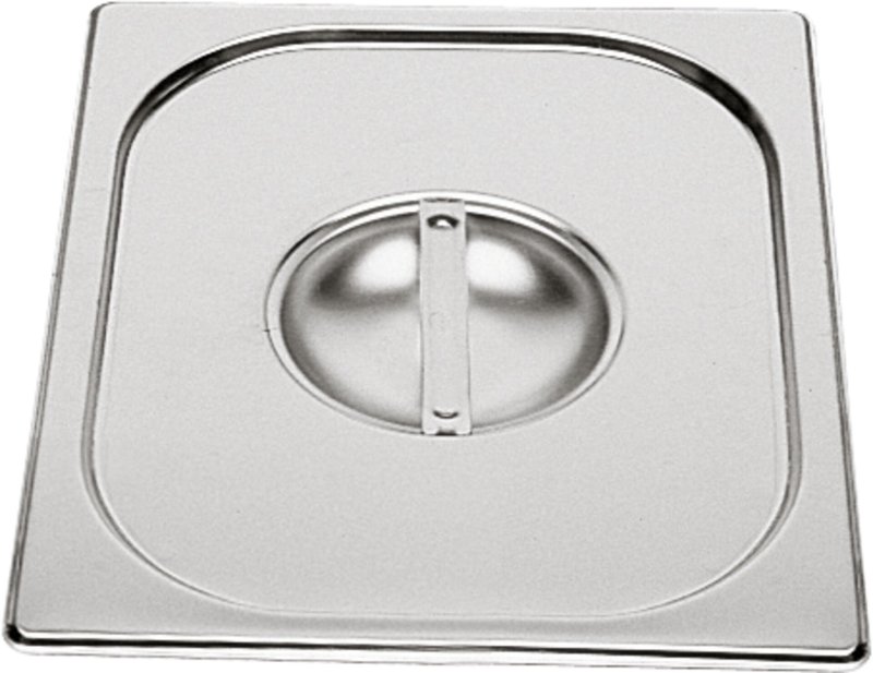 GN-Deckel ohne Löffelausschnitt Edelstahl für 2/3 (1)