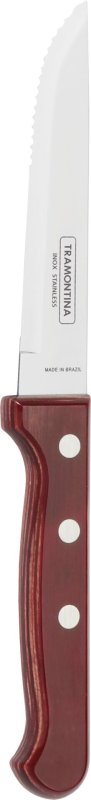 Steak-/Pizzabesteck "Churrasco" Messer L: 23,5cm mahagoni (1)