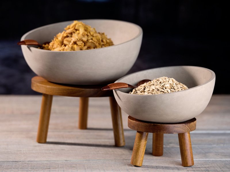 Buffetständer "Holzfuß" Ø 15 cm, H: 10 cm (2)