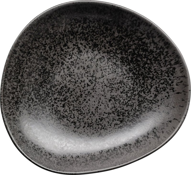 Porzellanserie „Ebony" Teller tief 24,5x23cm (1)