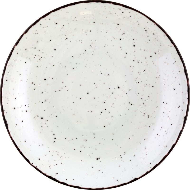 Porzellanserie "Granja" weiß Teller tief Coup-Form, 26 cm (2)