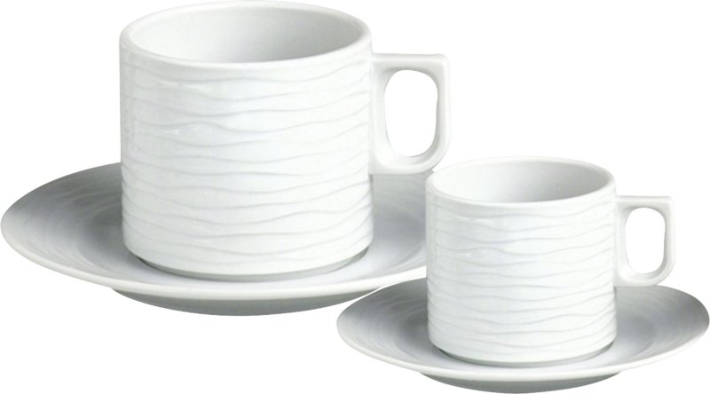 Hotelporzellan "Curved" Tasse Obere Espresso (2)