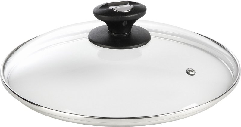Glas-Deckel mit Dampfloch 20cm (1)