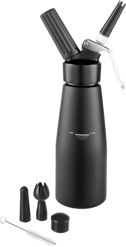 Sahnespender "Kitchen Line" schwarz 0,5 L (1)