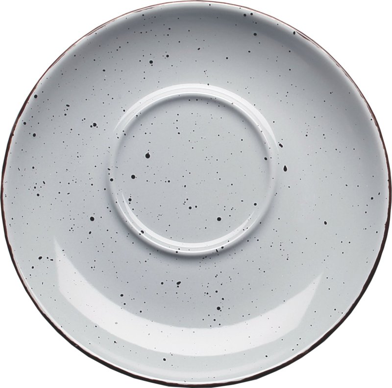 Porzellanserie "Granja" grau Tasse untere Kaffee Grande (2)