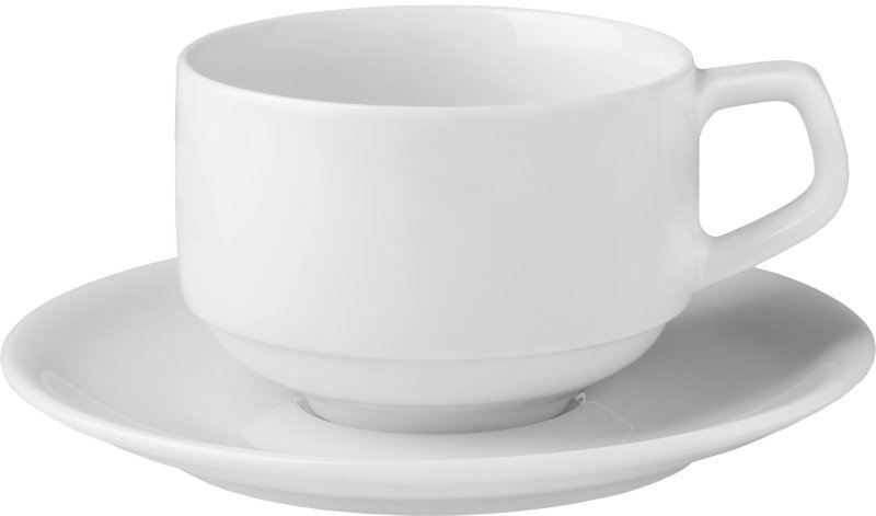 Hotelporzellan "Rotondo" Tasse stapelbar Kaffee obere (2)