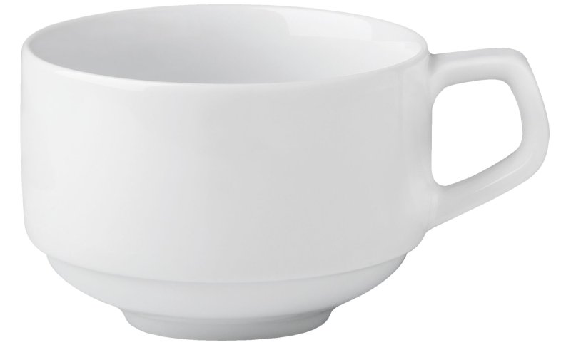 Hotelporzellan "Rotondo" Tasse stapelbar Kaffee obere (1)