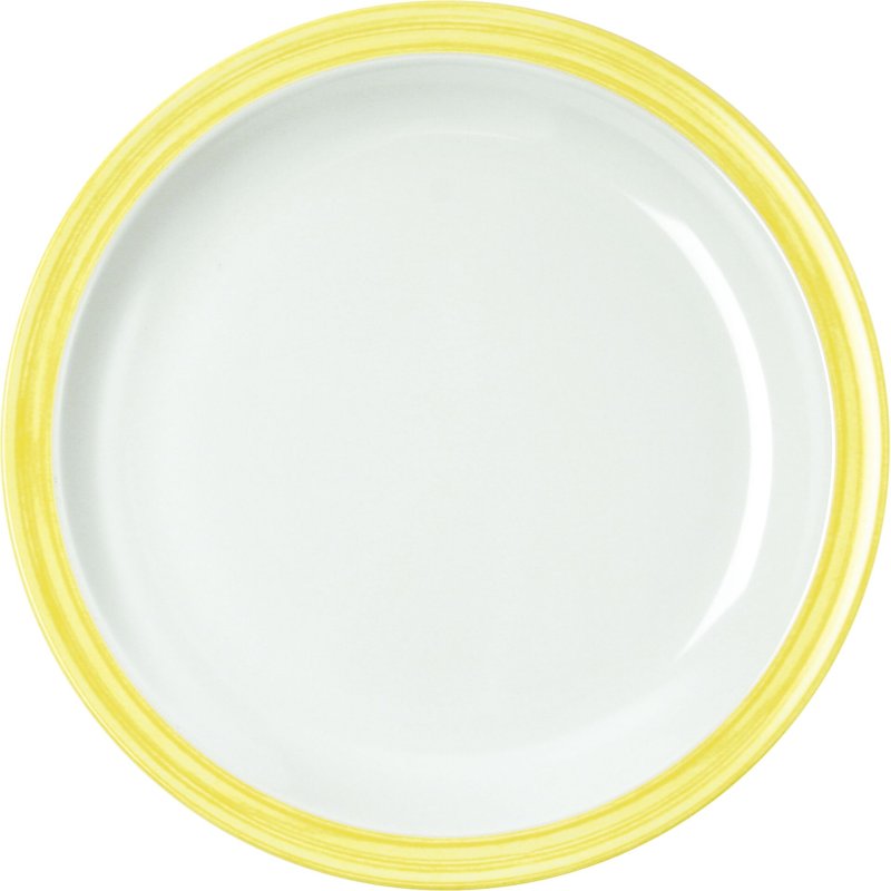 Teller flach "Colour" Ø23,5cm Melamin  gelb (1)