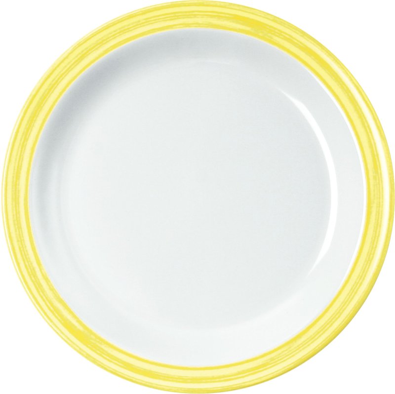 Teller flach "Colour" Ø19,5cm Melamin  gelb (1)