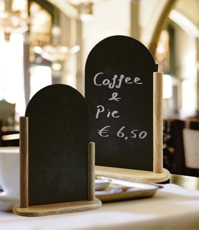 Tischtafel inkl. Gestell aus Holz dunkel (2)