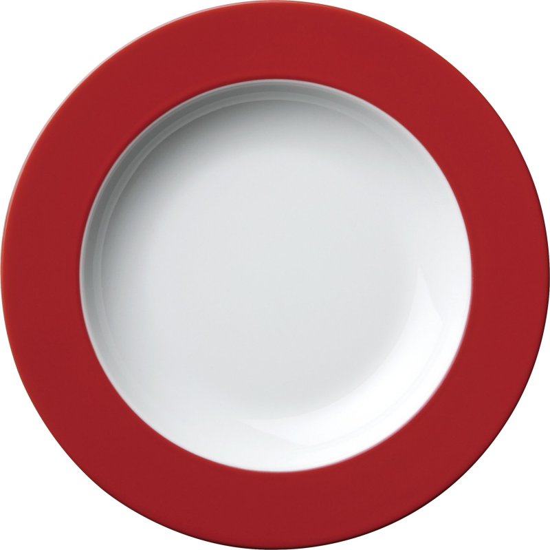 Teller tief Ø 22,5 cm rot (1)