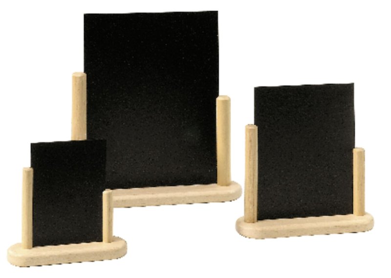 Tischtafel inkl. Gestell aus Holz natur A6 (3)