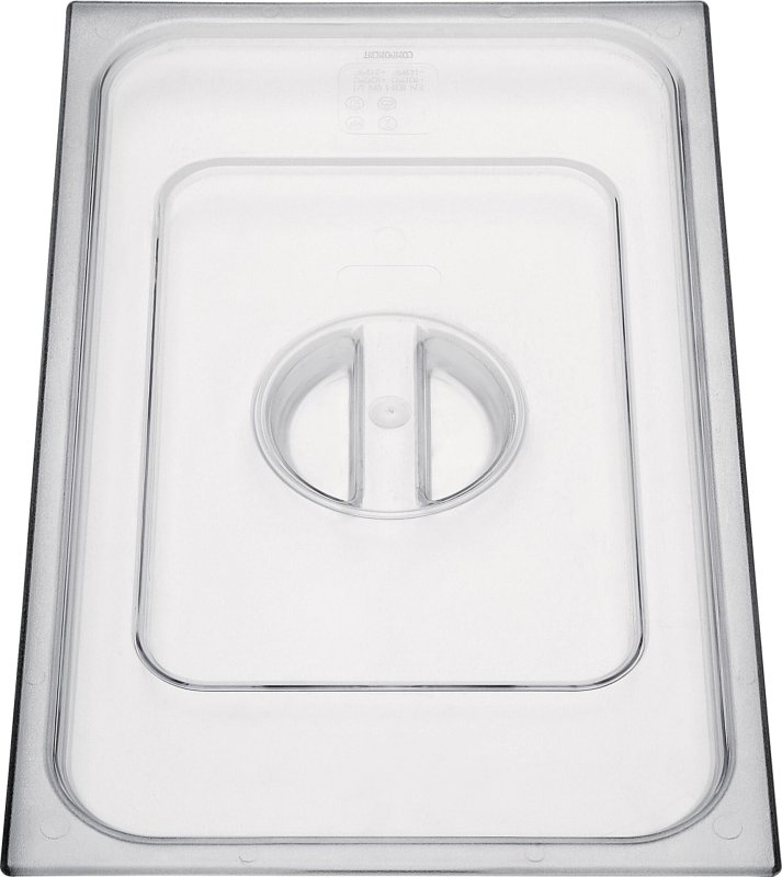GN-Deckel ohne Löffelausschnitt Polycarbonat für 1/6 (1)