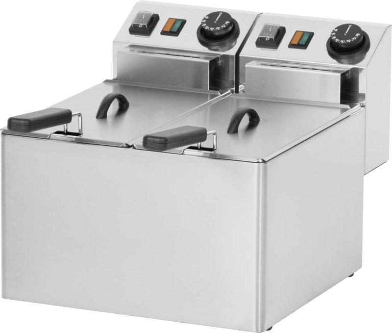 Friteuse inkl. Deckel 2x 4L (1)