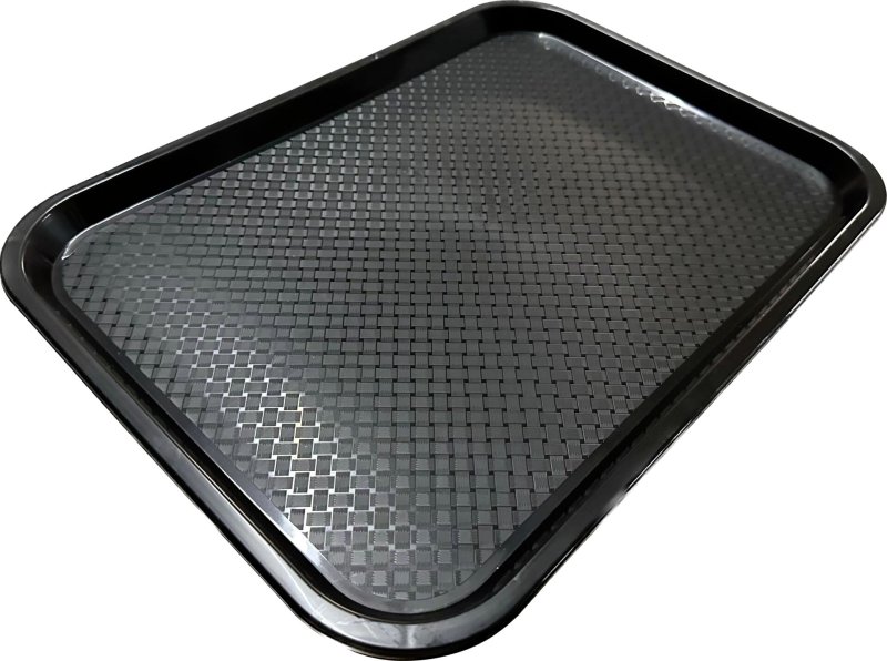 Serviertablett PP 41,5x31cm schwarz (1)