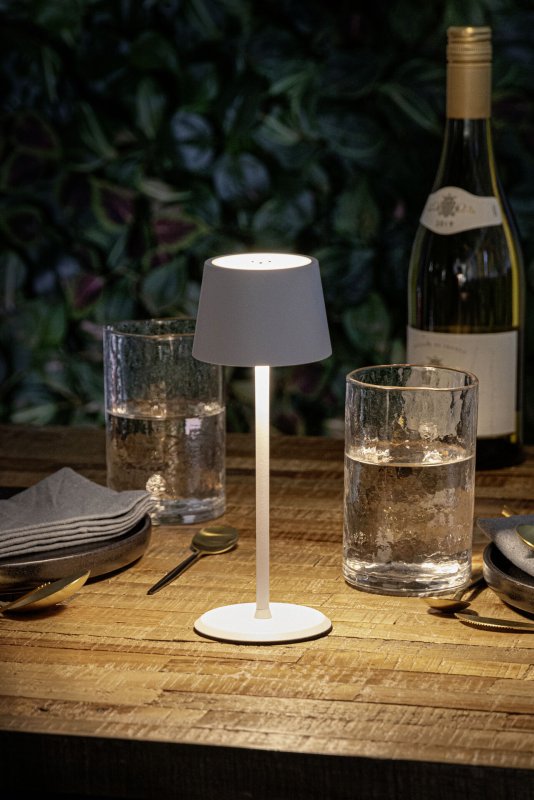 LED Tischleuchte "Monte Carlo" weiß (4)