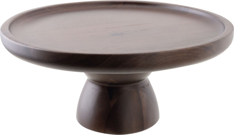 Torten-/Buffetplatte mit Fuß 24,5x11cm (1)